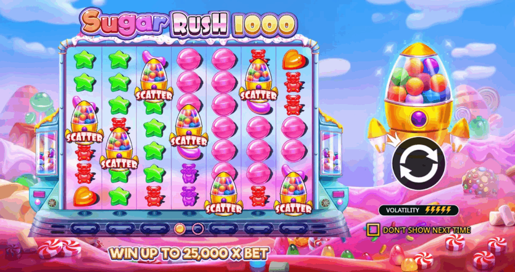 sugar rush 1000 slot